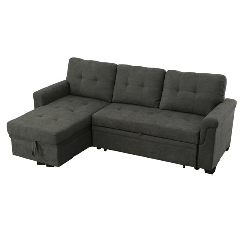 Latitude Run® 84" Wide Reversible Sleeper Sofa & Chaise & Reviews Wayfair